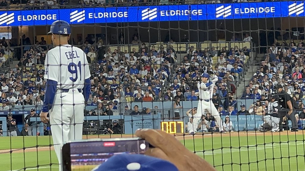 ドジャースタジアム Baseline Club|そしてこの日は、大谷翔平の二刀流デーだった(写真2)