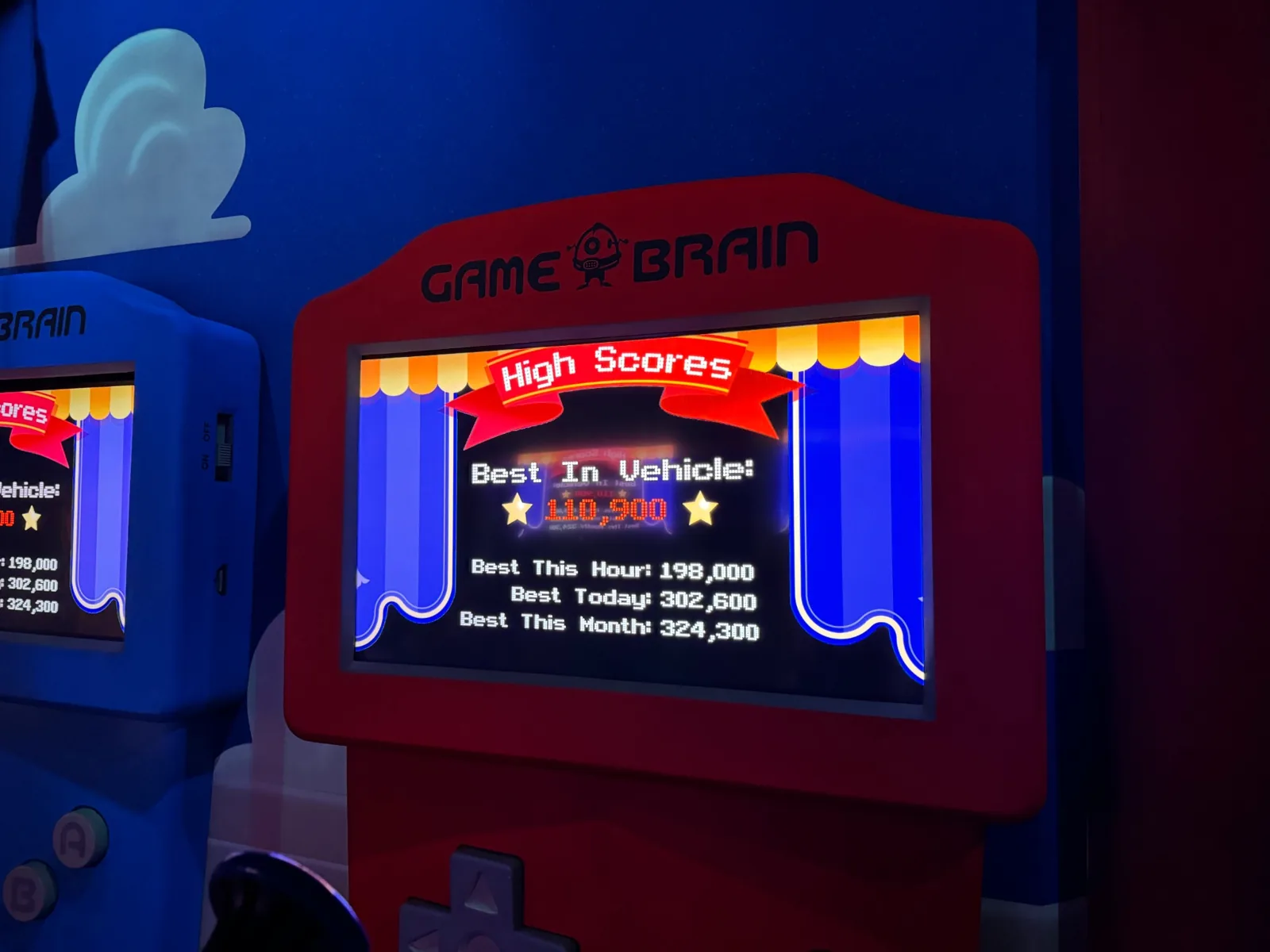 Toy Story Midway Mania!のスコア表示