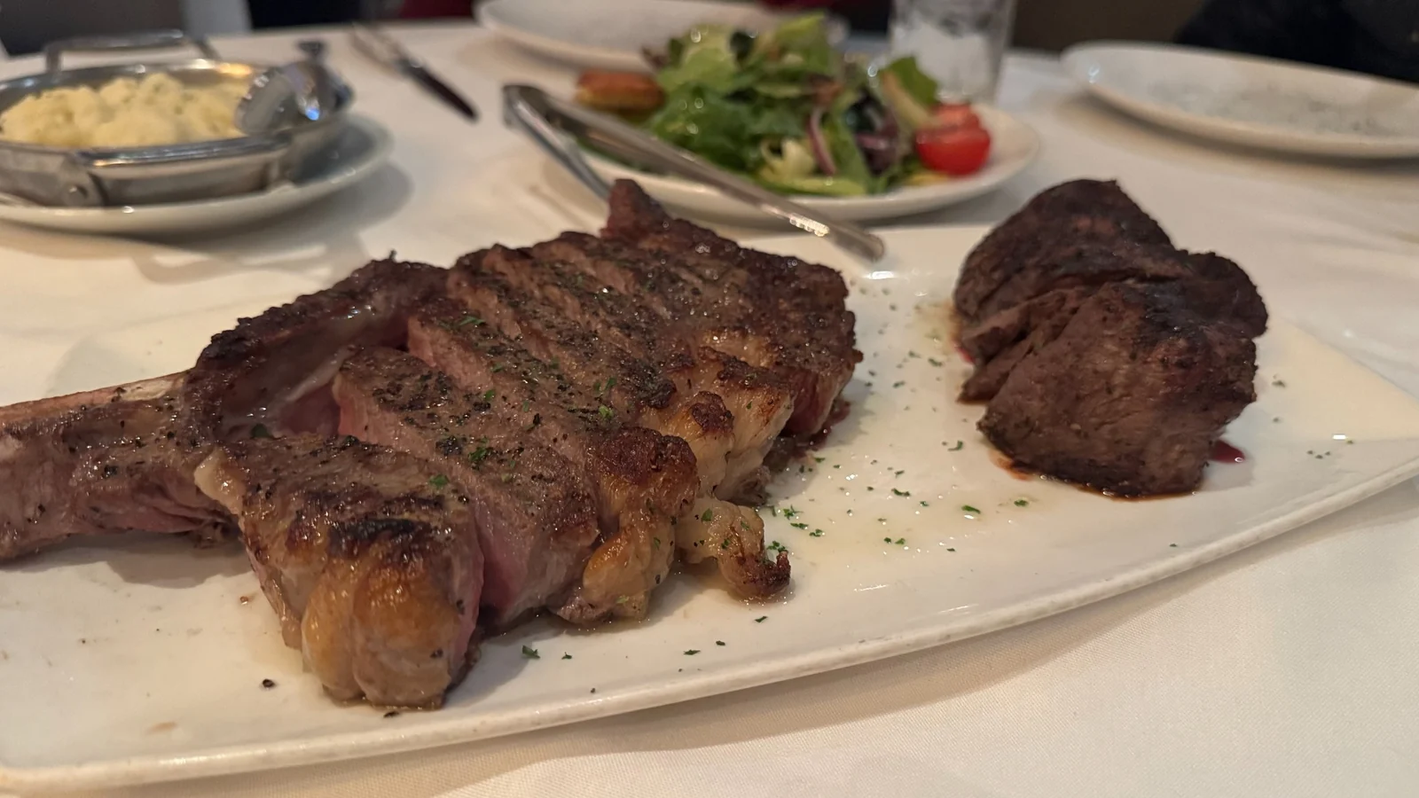 2026年LA旅行初日のFleming'sで食べたステーキ
