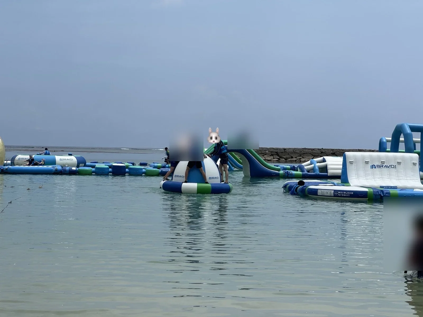 ANAインターコンチネンタル石垣リゾートの海上アスレチック